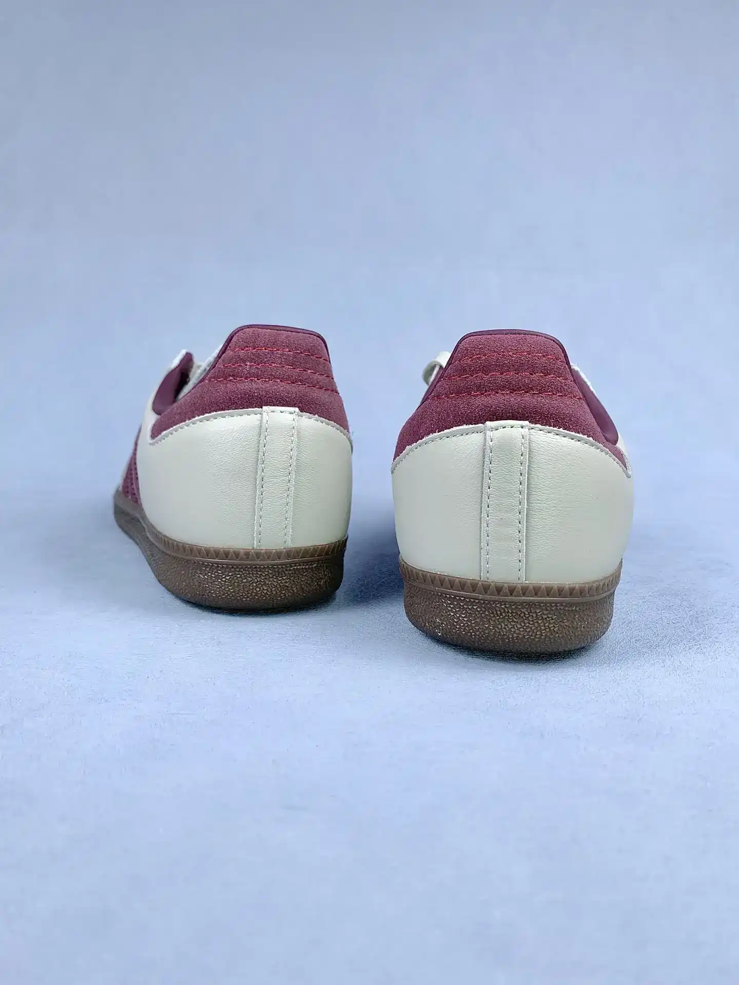 adidas Samba OG Putty Grey Maroon Shoes product photo from LabelPicks