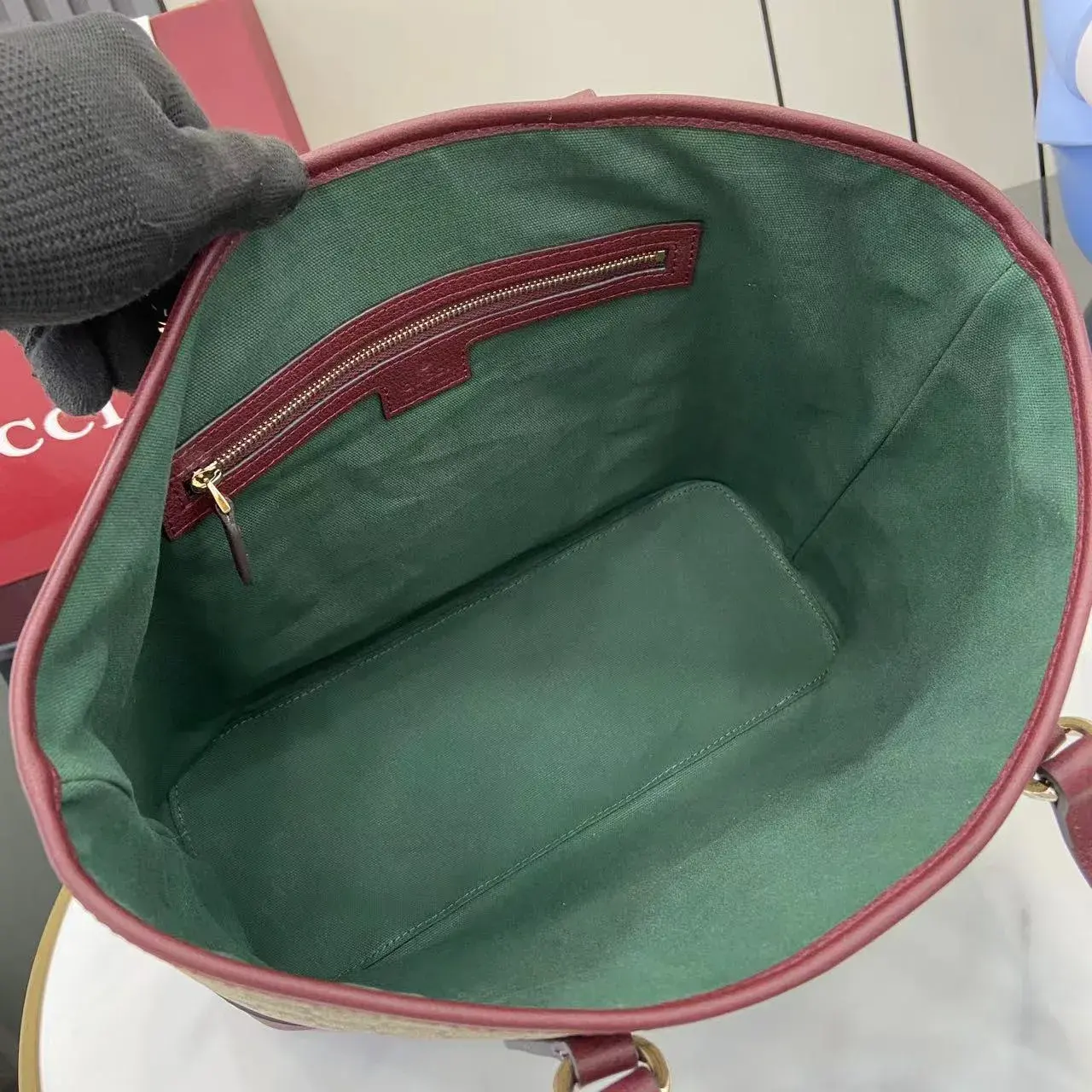 Gucci Brown Ophidia GG Supreme Canvas Tote Bag product photo from LabelPicks