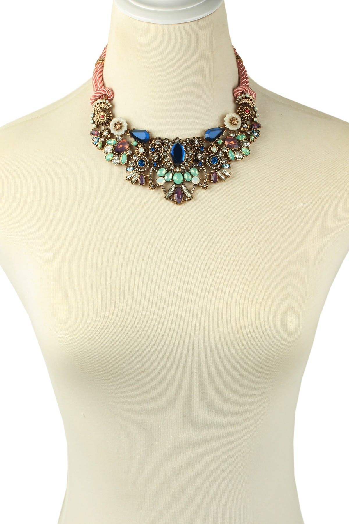 EYE CANDY LOS ANGELES Juline Crystal Bib Necklace