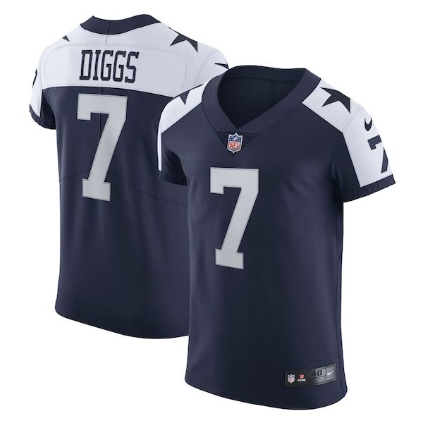 Trevon Diggs Dallas Cowboys Nike Alternate Vapor Elite Jersey - Navy/White