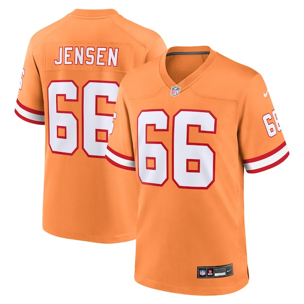 Ryan Jensen Tampa Bay Buccaneers Nike Throwback Game Jersey - Orange/Red
