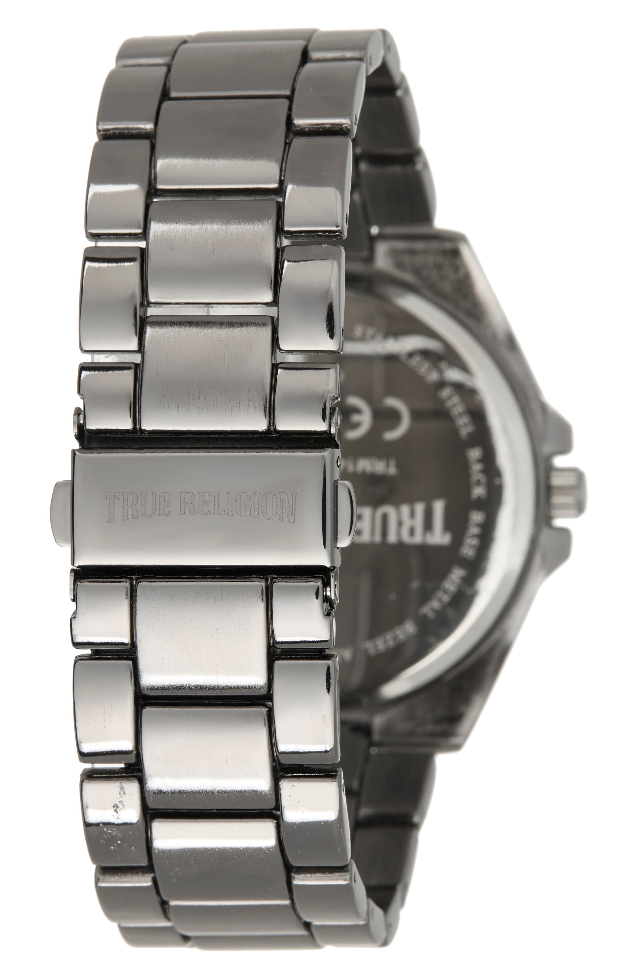 True Religion Multifunction Bracelet Watch, 43mm