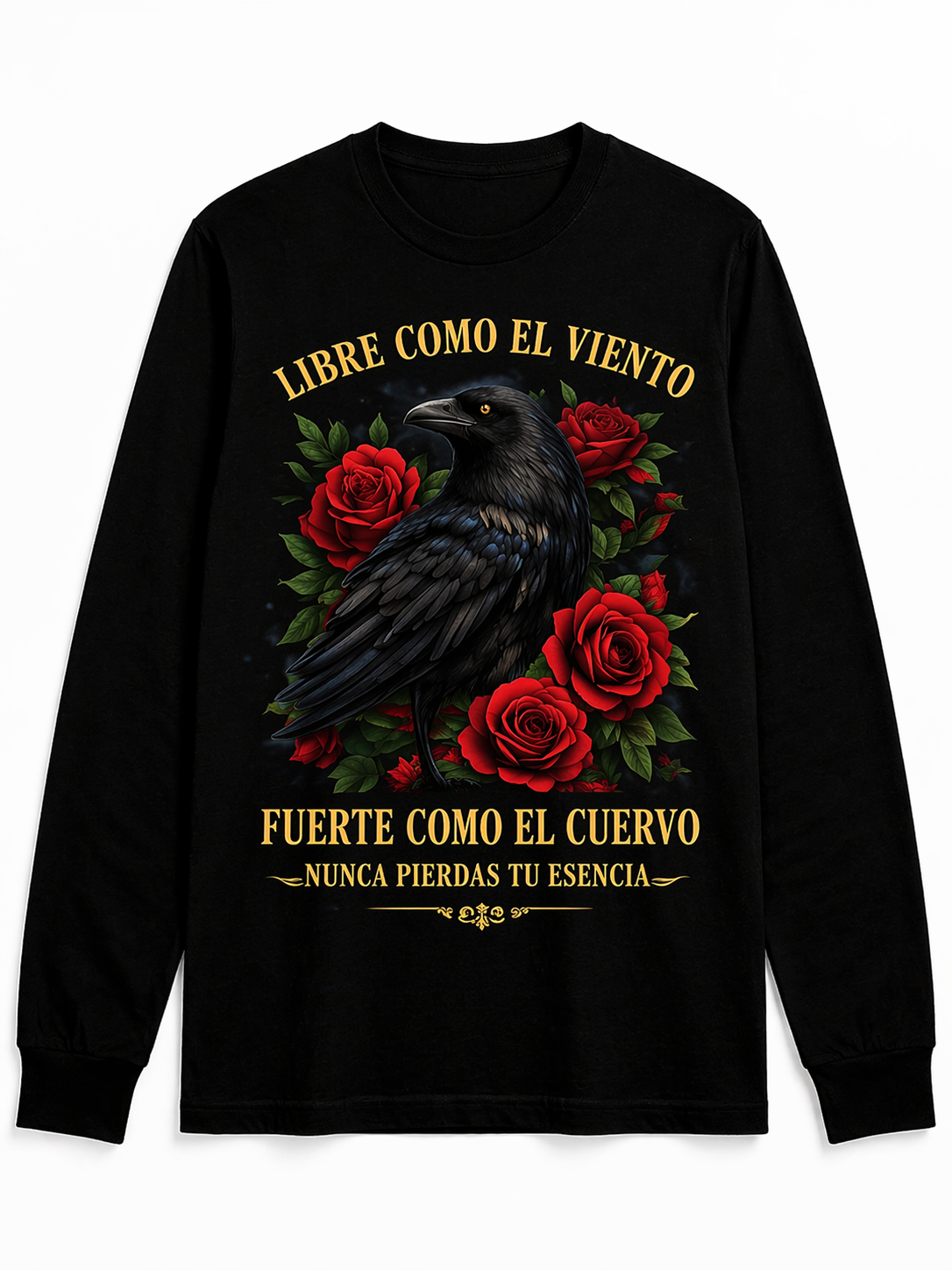 Remera Cuervo y Rosas – Soy Libre