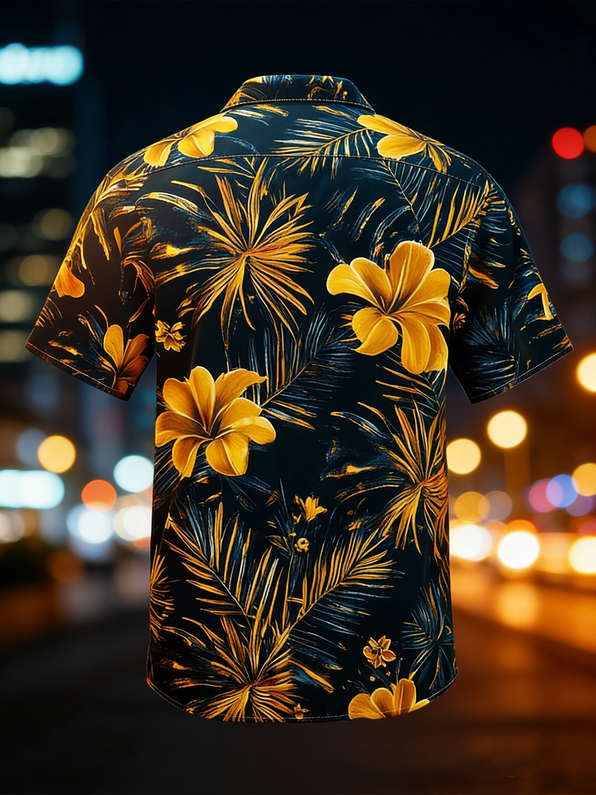Men's printed shirts Botanical Floral  Holiday Hawaiian Shirt