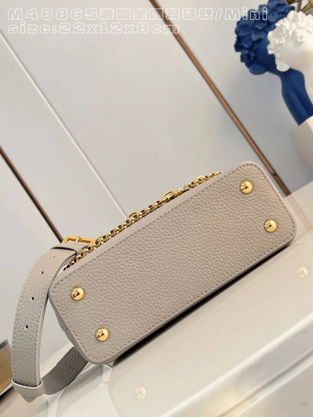 Louis Vuitton Calfskin Capucines Crossbody Bag product photo from LabelPicks