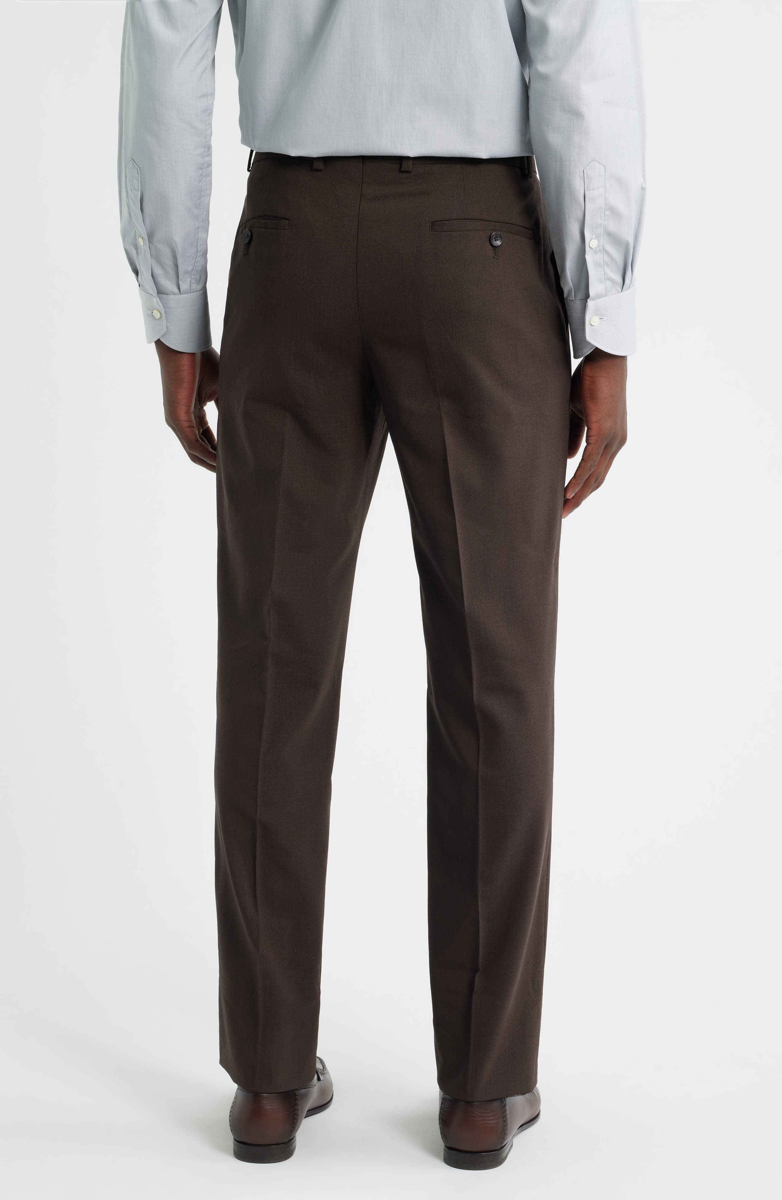Nordstrom Henrik Trim Fit Solid Stretch Wool Suit Pants