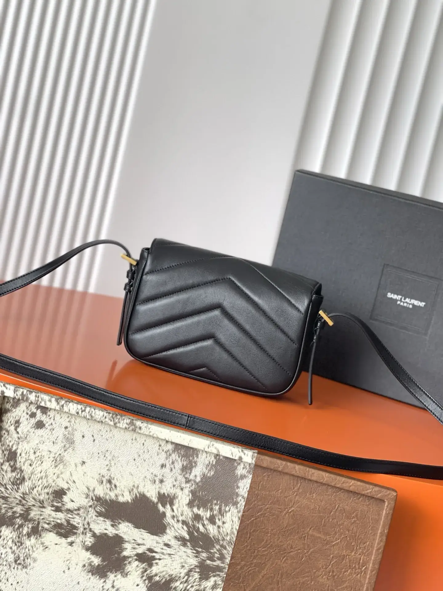 Saint Laurent Quilted Leather Loulou Crossbody Bag product photo from LabelPicks