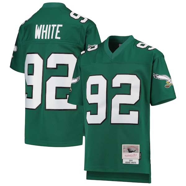 Reggie White Philadelphia Eagles Youth 1990 Legacy Retired Player Jersey - Green