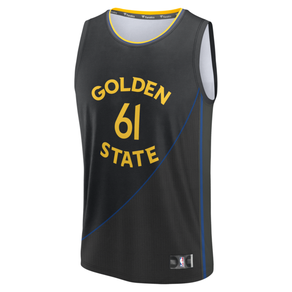 Pat Spencer Golden State Warriors  Fast Break Replica Player Jersey - Statement Edition - Black