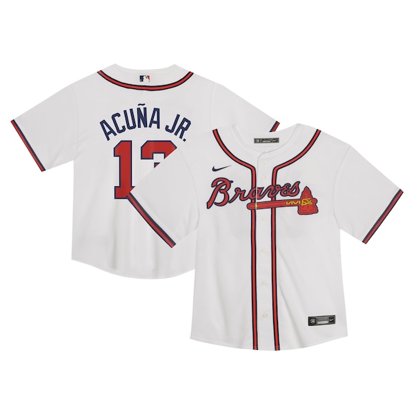 Ronald Acuña Jr. Atlanta Braves Nike Toddler  Game Jersey - White