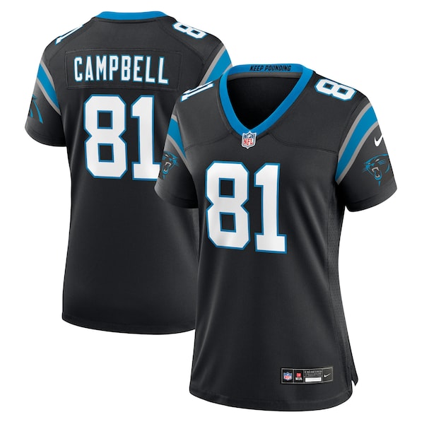 Dalevon Campbell Carolina Panthers Nike Women's Team Game Jersey -  Black