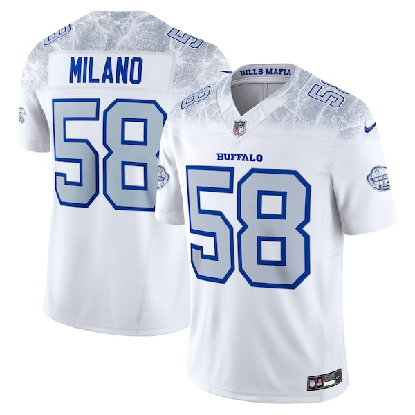 Matt Milano Buffalo Bills Nike 2025 Rivalries Collection Limited Jersey - White