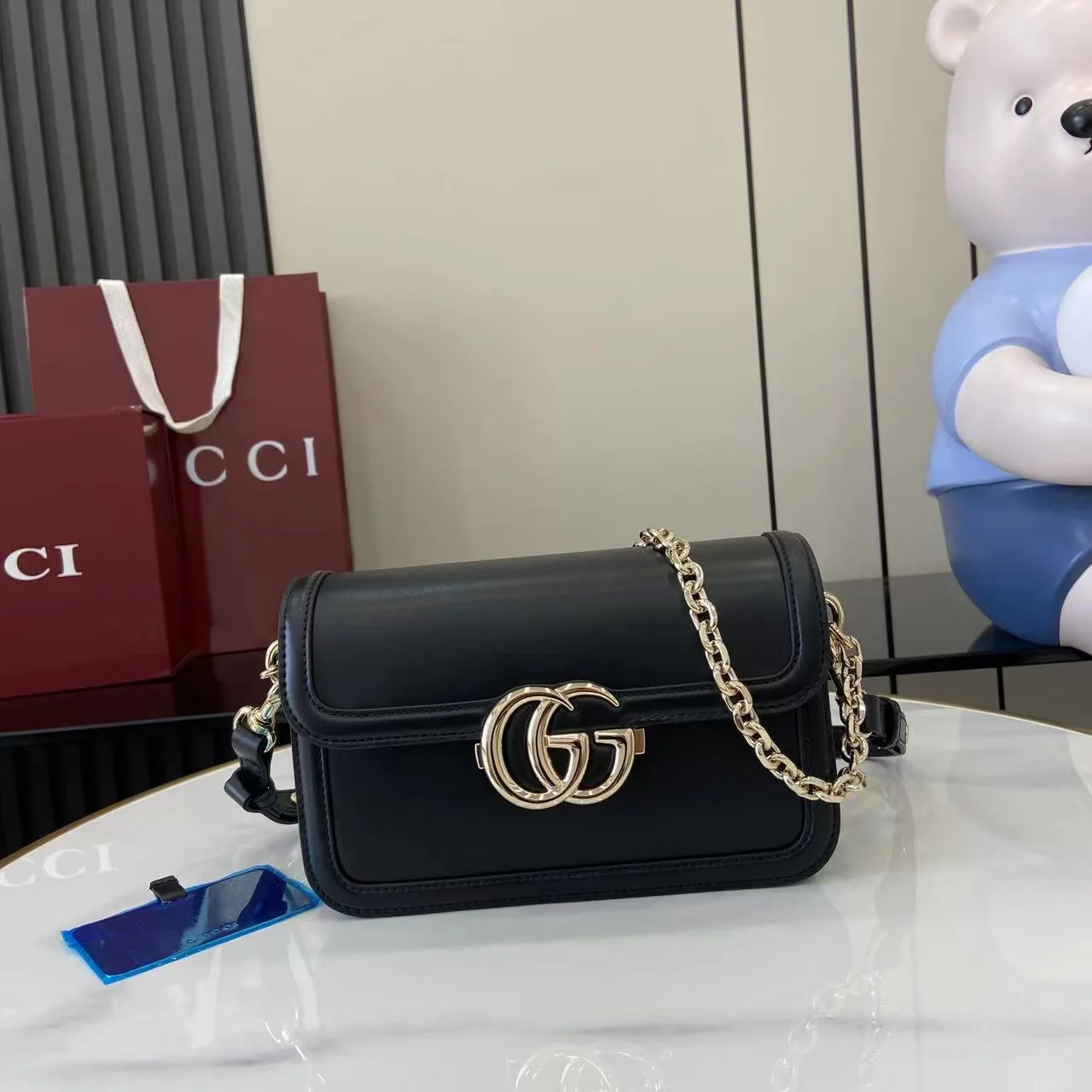 Gucci Smooth Leather Crossbody Bag product photo from LabelPicks