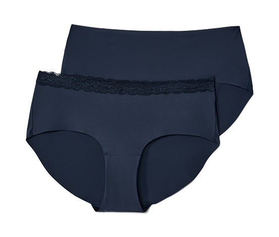 2 Magic-Cut-Pantys, blau
