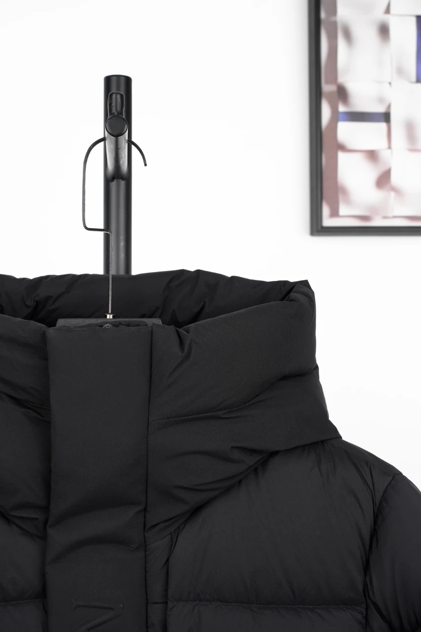 Moncler Black Paneled Quilted Down Jacket product photo from LabelPicks