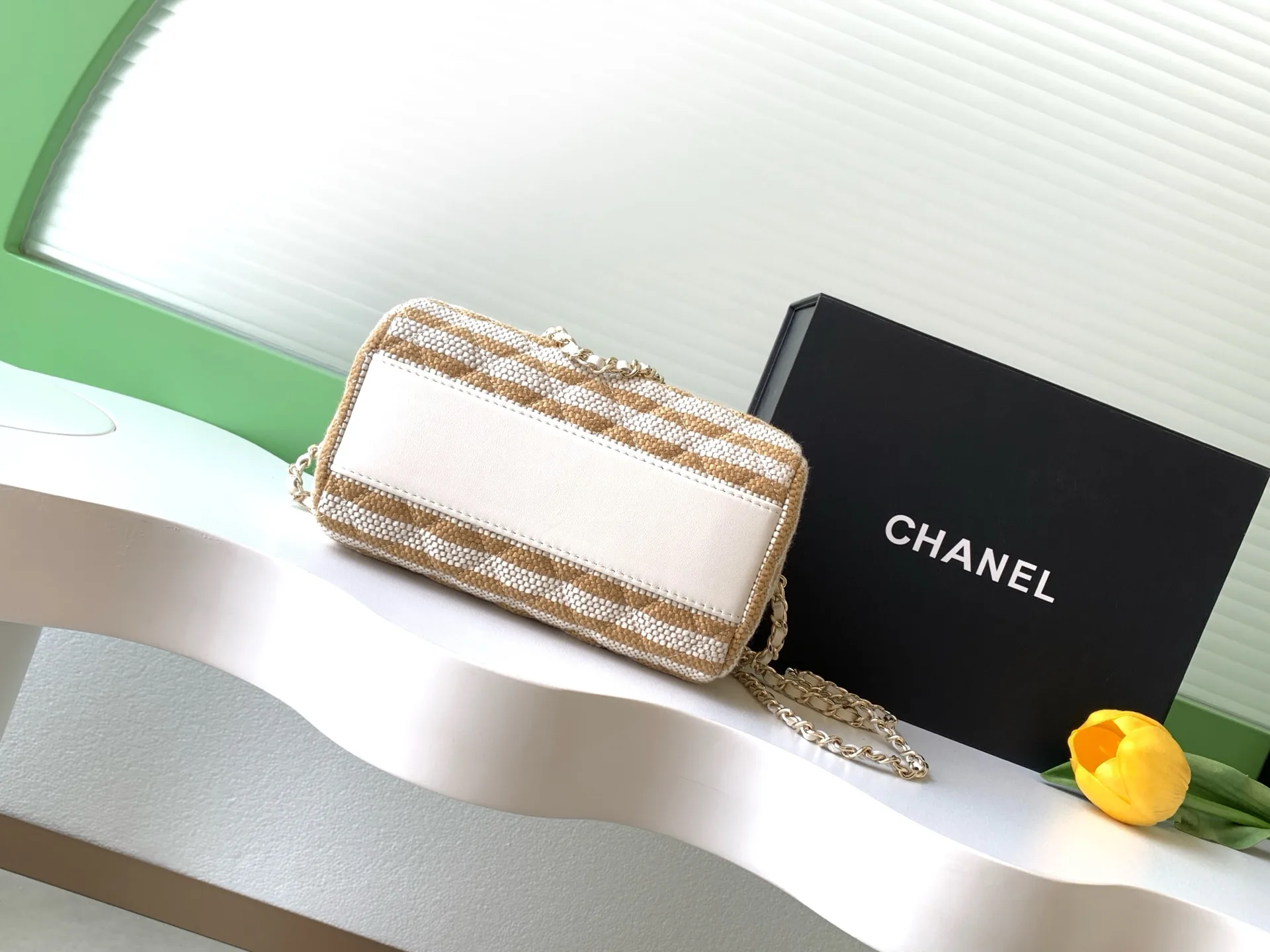 Chanel Straw Woven Top Handle Bag product photo from LabelPicks