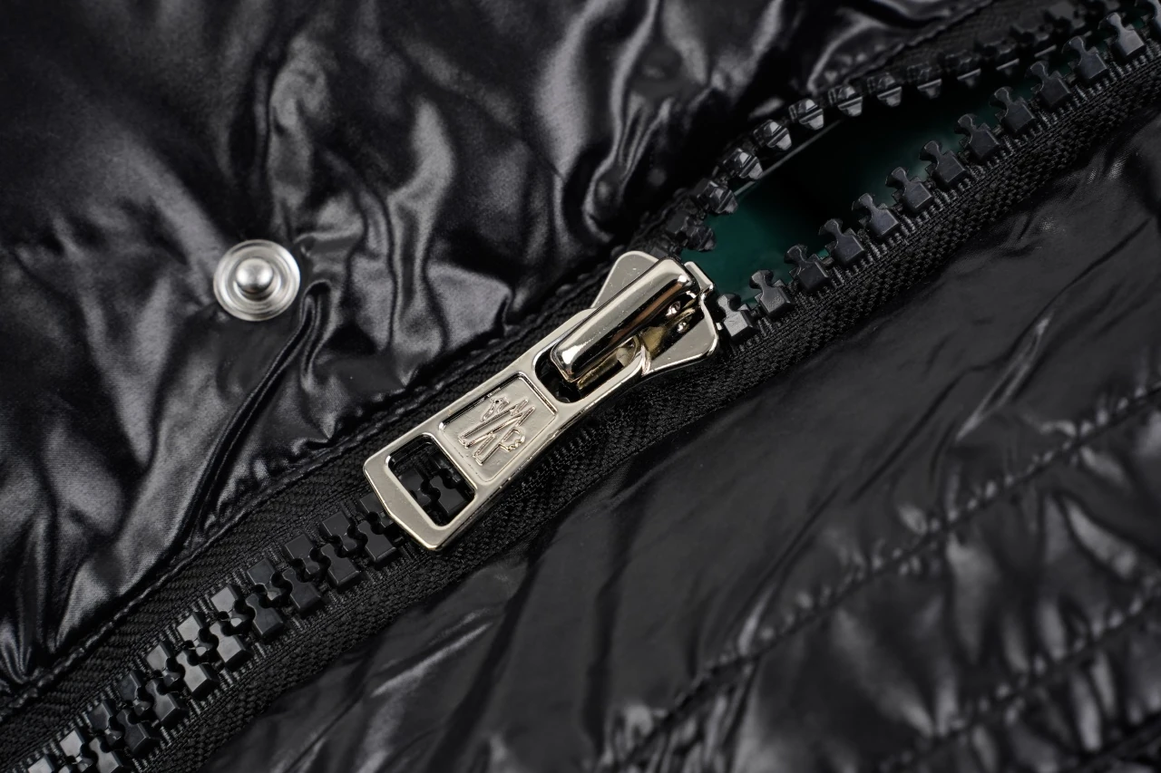 Moncler Black Glossy Maya Long Down Jacket product photo from LabelPicks
