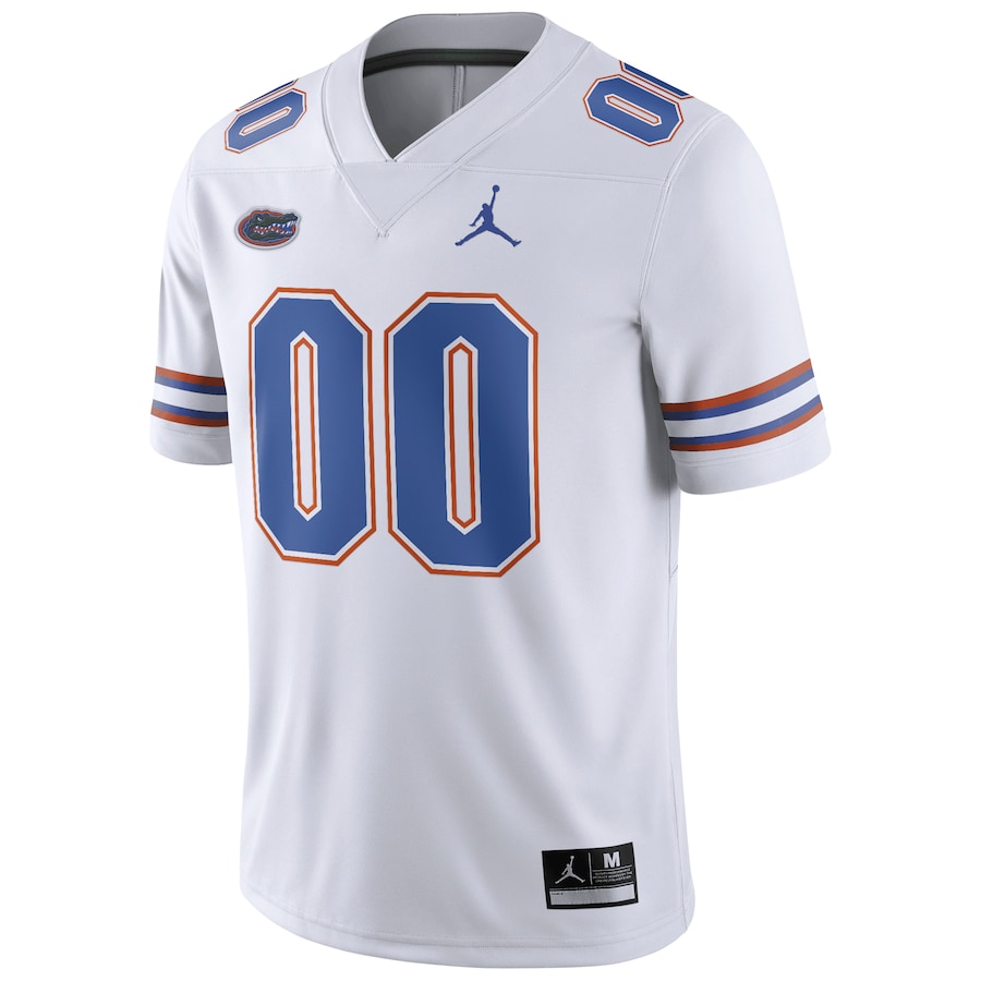 Men's Jordan Brand White Florida Gators Football Custom Game Jersey