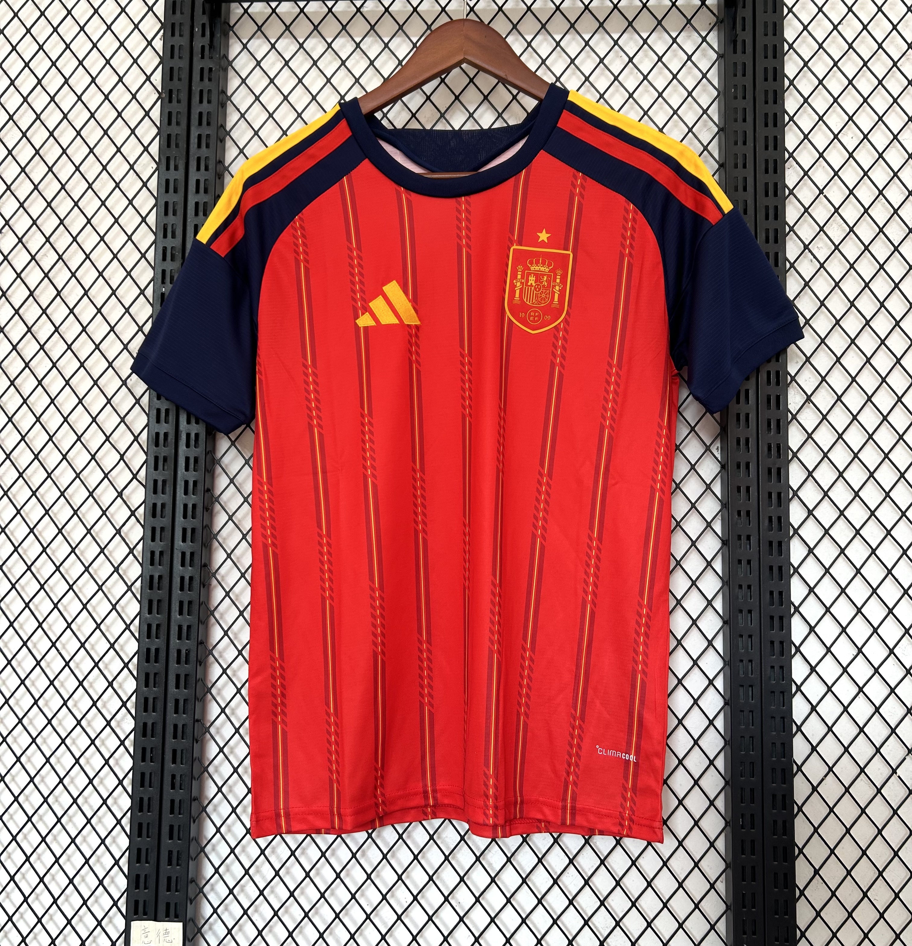 Spain National Team Adidas 2026 Home Jersey - Red / Navy Blue