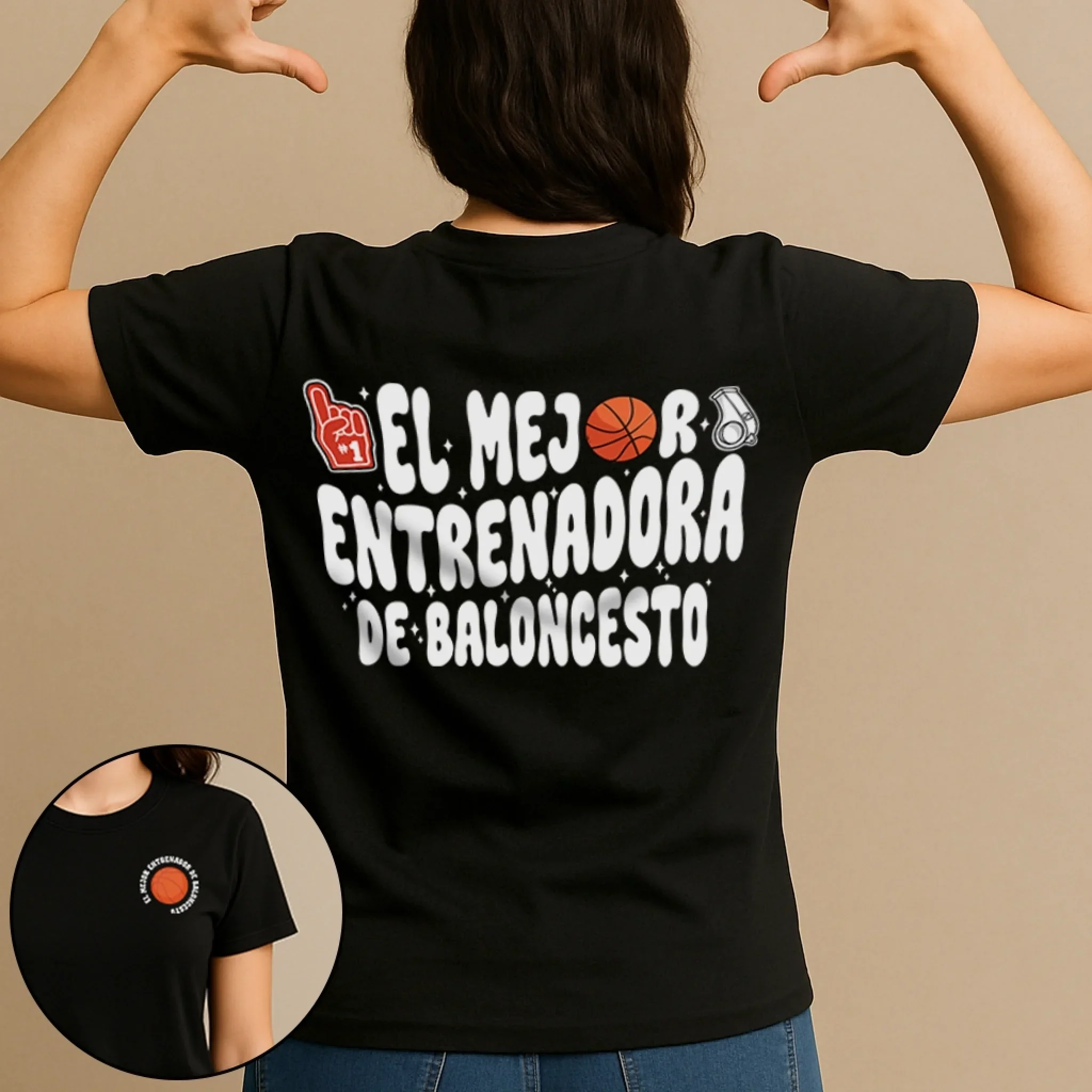 El mejor entrenadora de baloncesto - Camiseta regalo para entrenadora de baloncesto