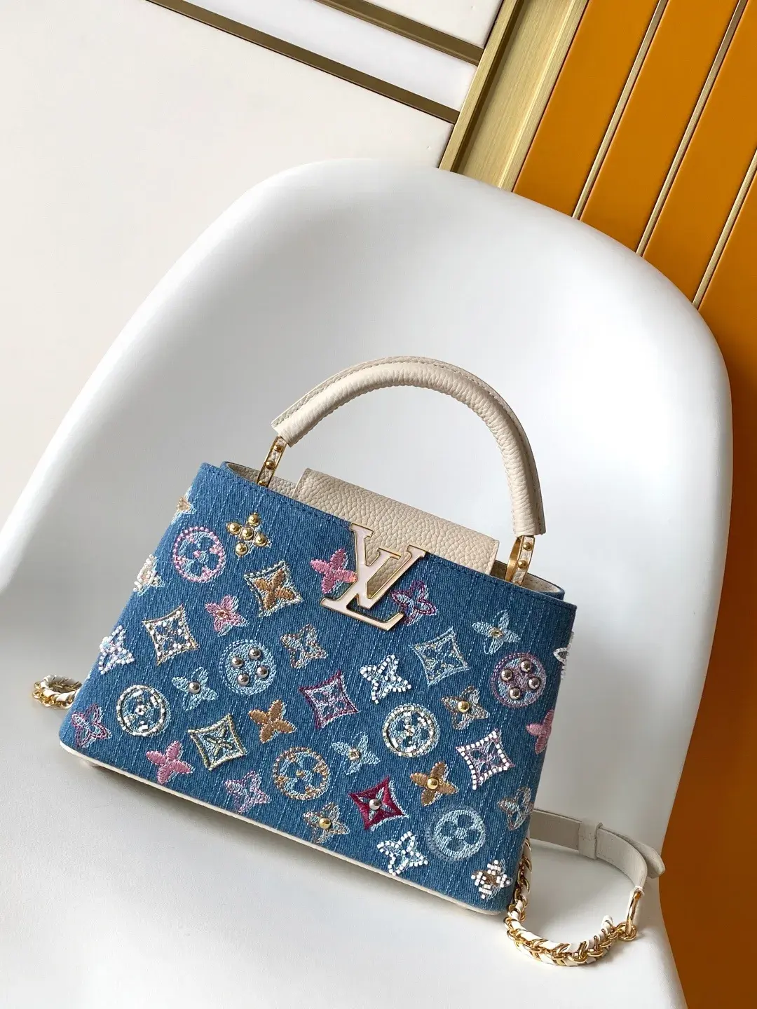 Louis Vuitton Capucines Calfskin Top Handle Bag product photo from LabelPicks