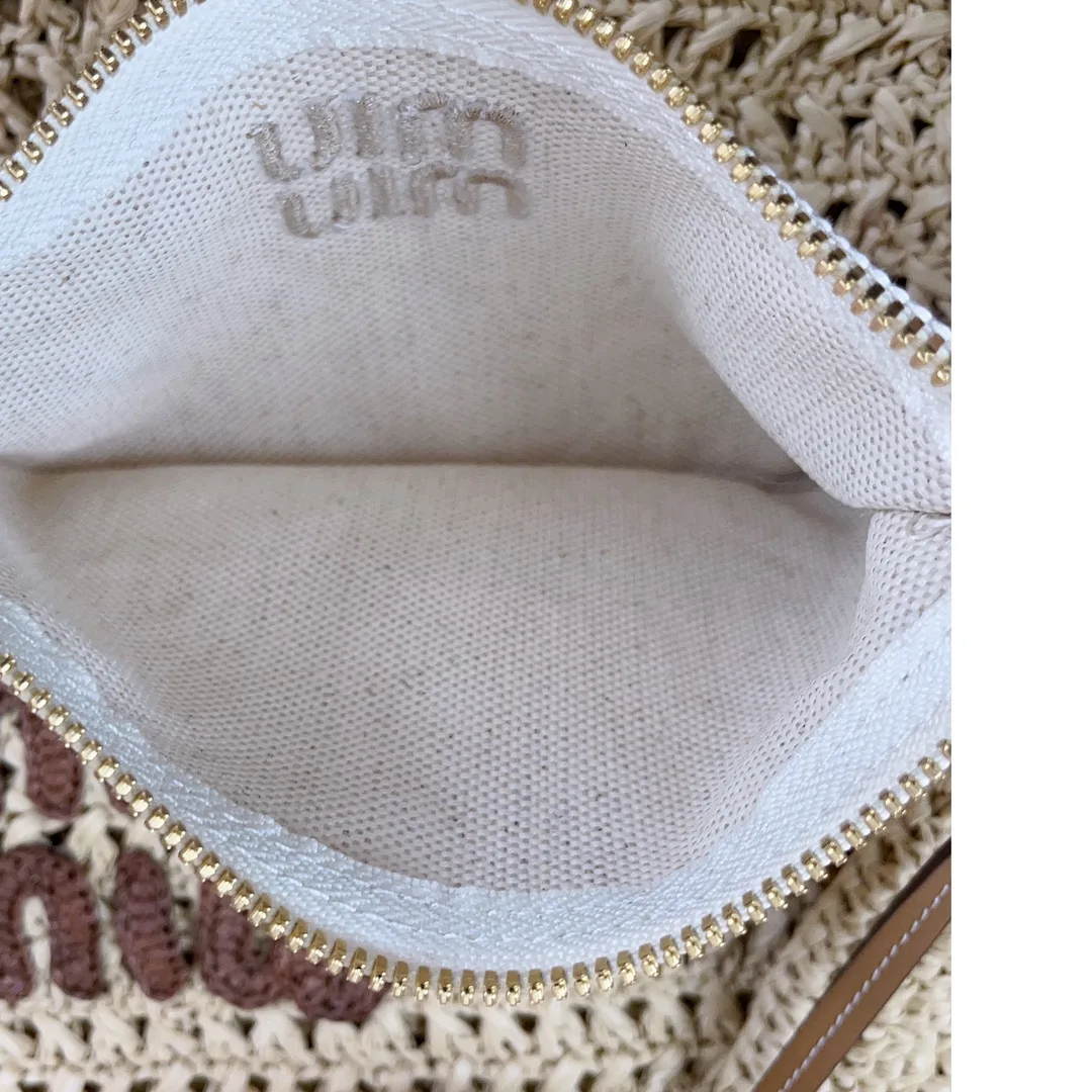 Miu Miu Woven Leather Shoulder Bag product photo from LabelPicks