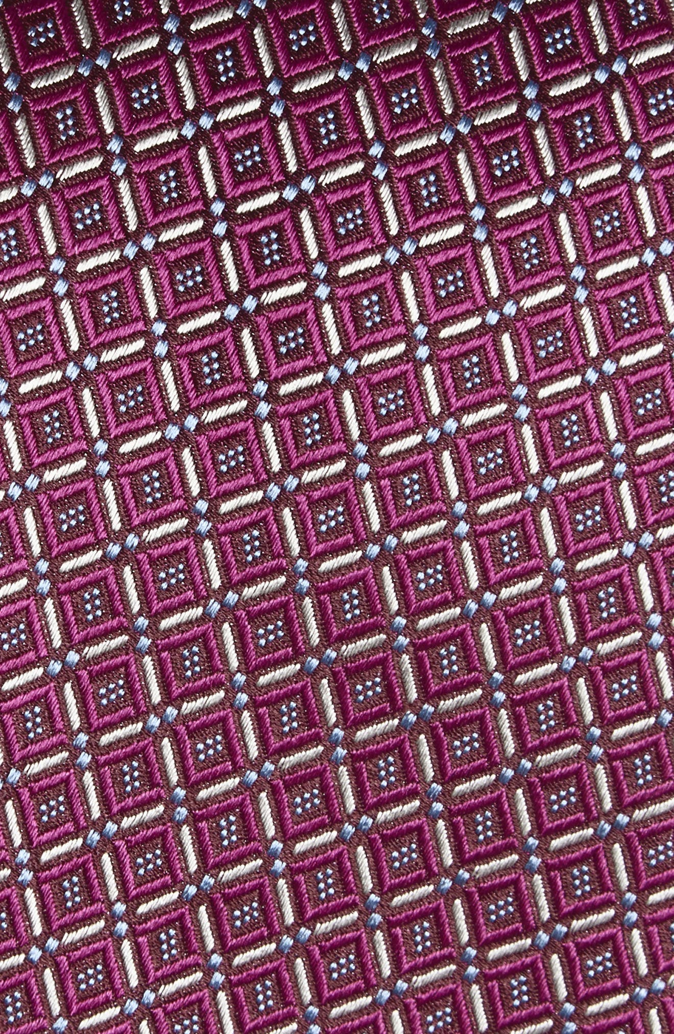 David Donahue Geometric Silk Tie