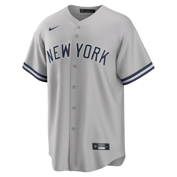 New York Yankees Nike Big & Tall Road Replica Team Jersey - Gray
