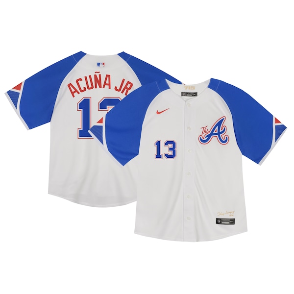 Ronald Acuña Jr. Atlanta Braves Nike Toddler City Connect Limited Player Jersey - White