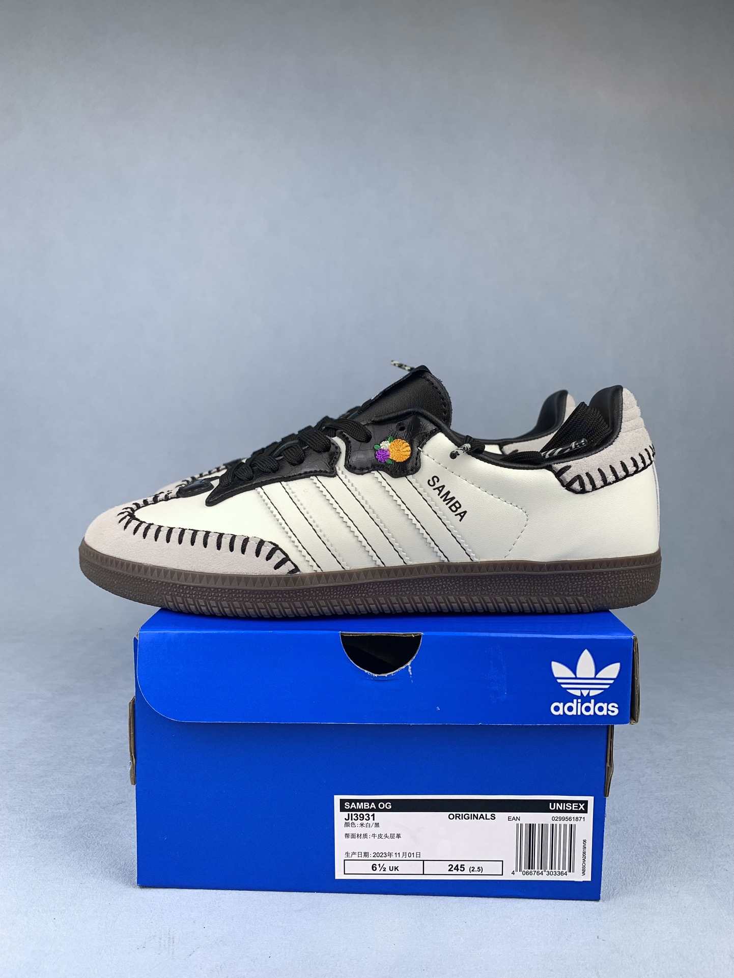 adidas Samba OG Día de Muertos Off White Shoes