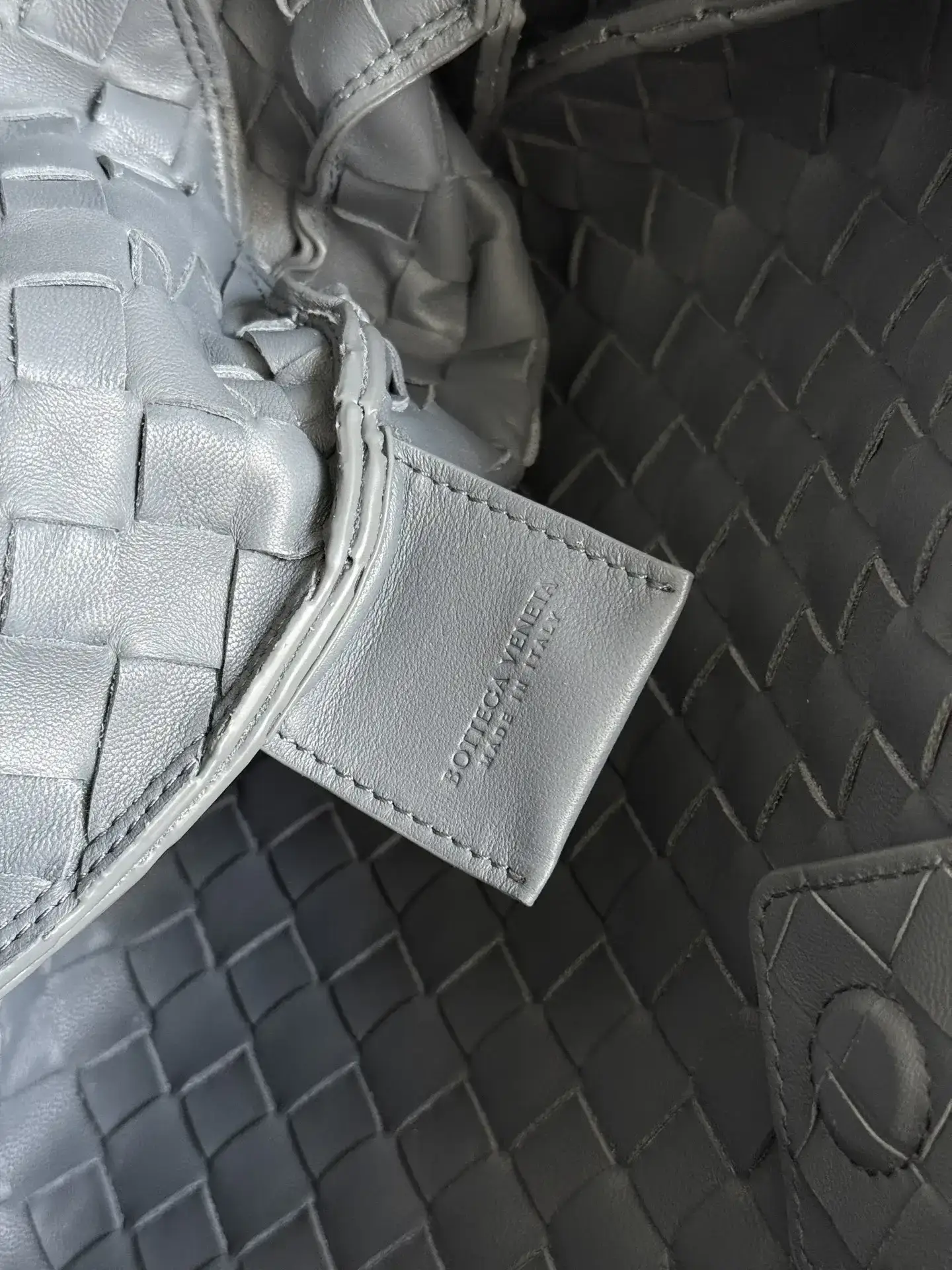 Bottega Veneta Campana Intrecciato Woven Leather Shoulder Bag product photo from LabelPicks
