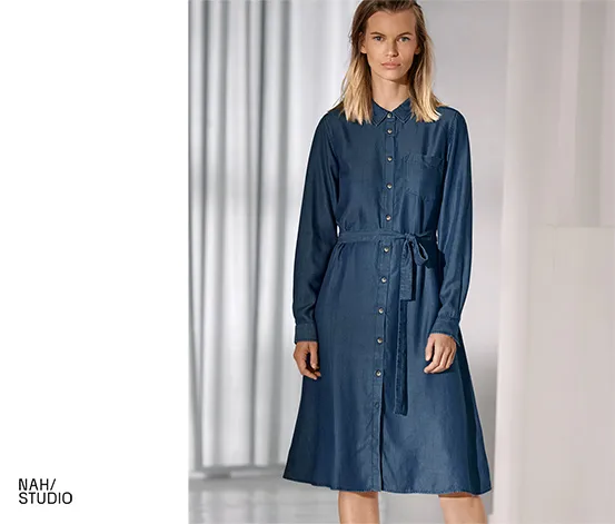 NAH/STUDIO Midi-Kleid | Eco-Lyocell