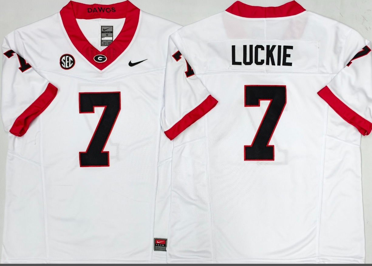 LUCKIE NCAAGeorgia Bulldogs Nike Vapor Limited Jersey