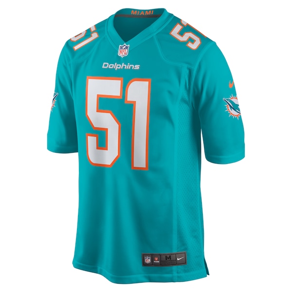 David Long Jr. Miami Dolphins Nike Game Jersey - Aqua