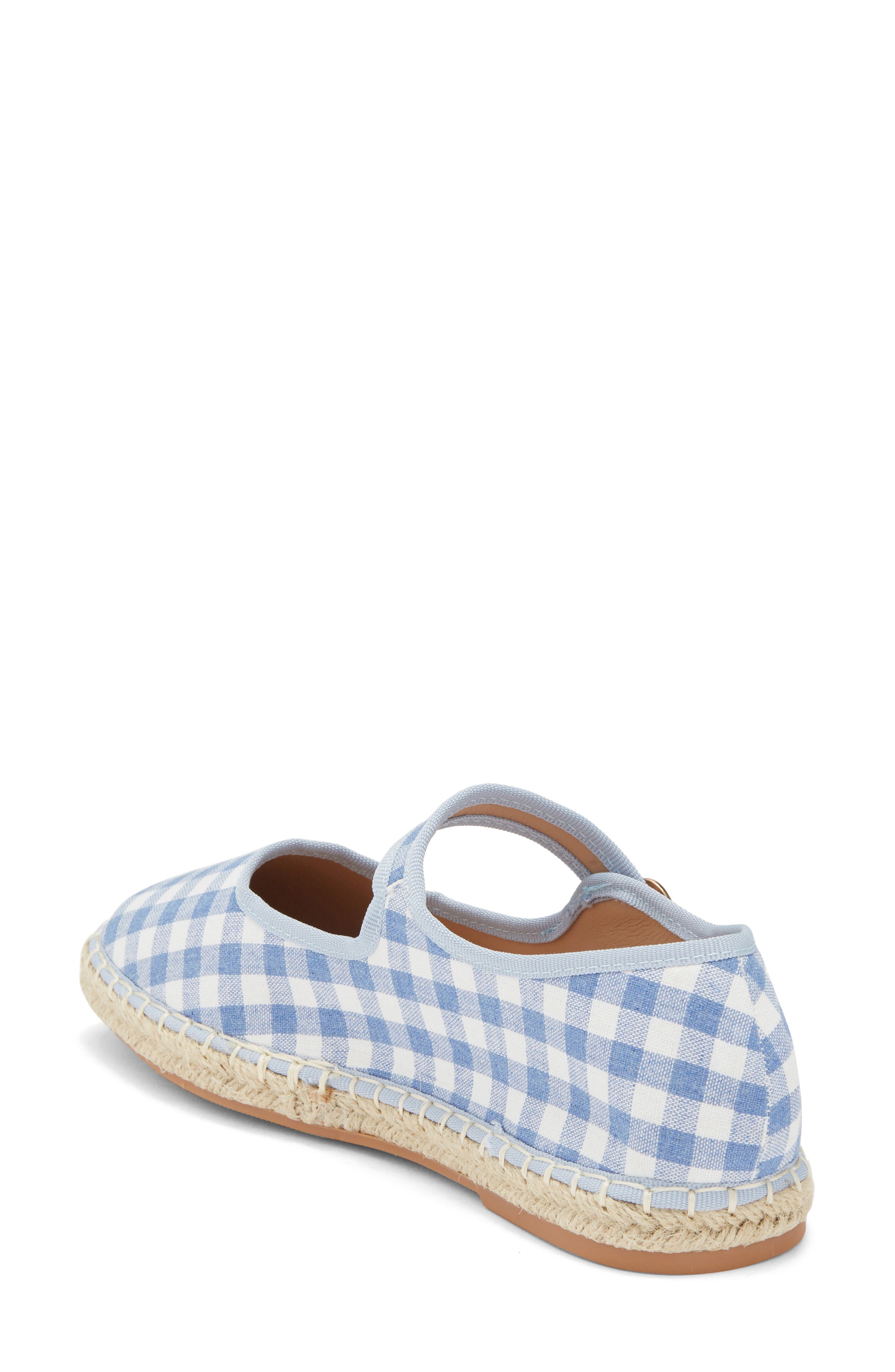 TOP MODA Fallon Gingham Mary Jane Flat