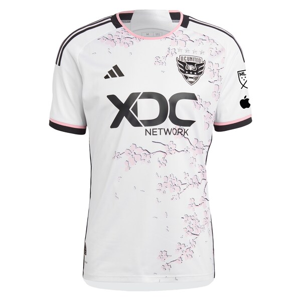 D.C. United adidas 2024 The Cherry Blossom Kit Authentic Jersey - White