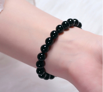 Natural agate bracelet men's and women's single circle Buddha beads crystal bracelet Jewelry Gift