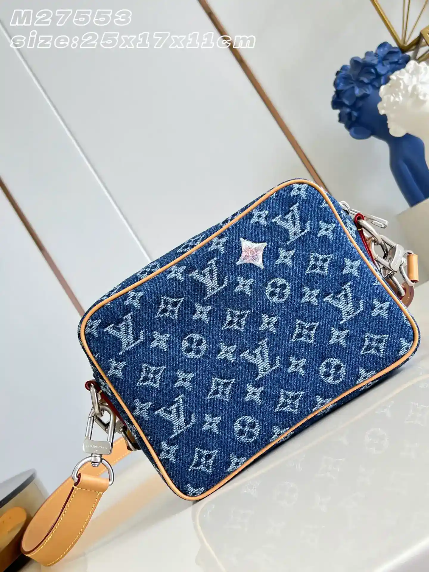 Louis Vuitton Red Denim Crossbody Bag product photo from LabelPicks