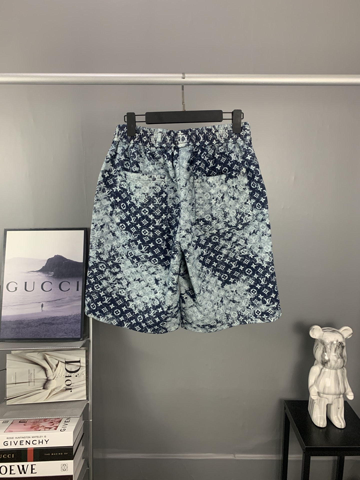 0427 Classic comfort print shorts