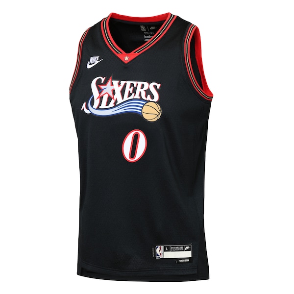 Tyrese Maxey Philadelphia 76ers Nike Youth  Swingman Jersey - Classic Edition - Black