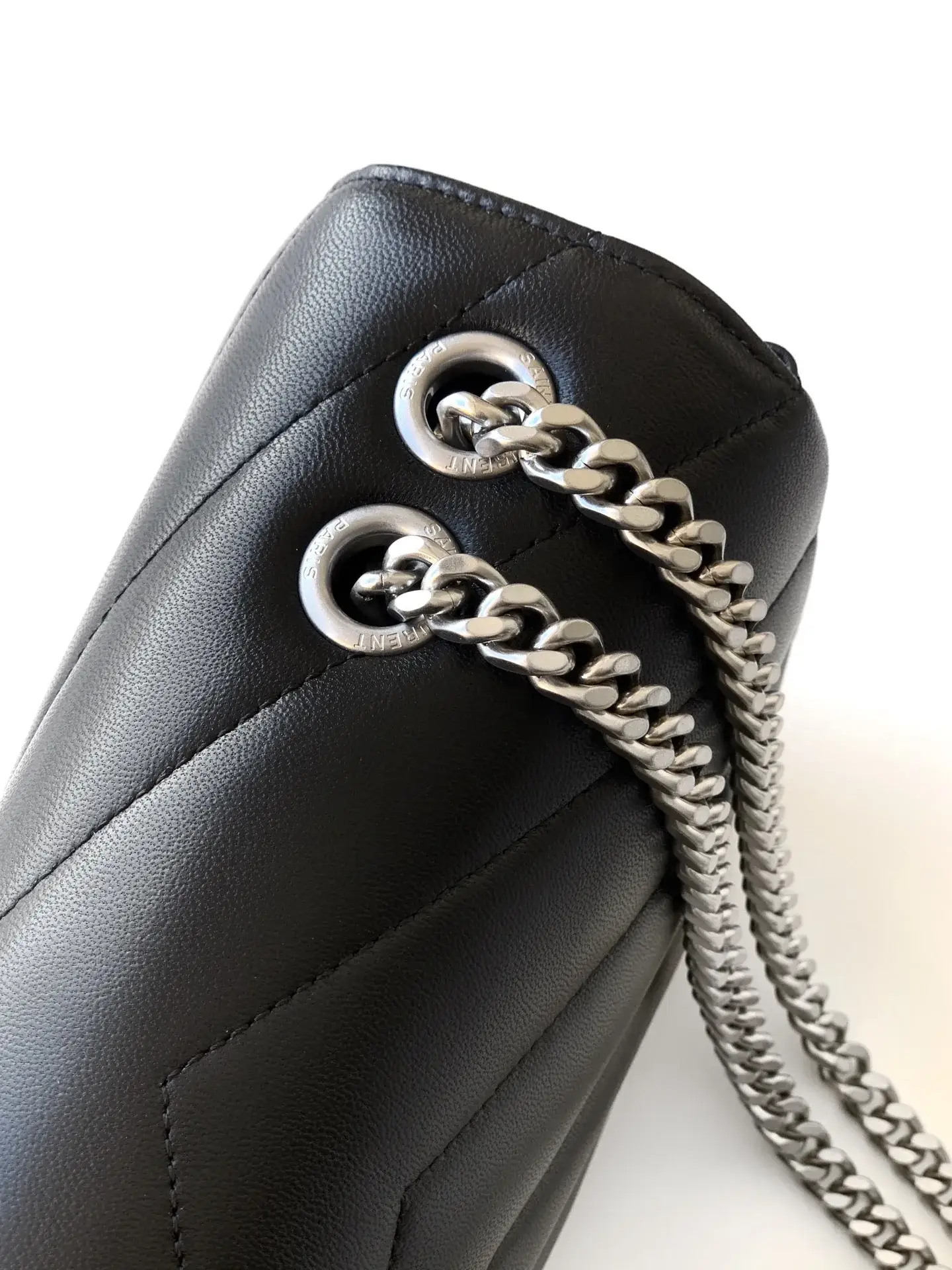 Saint Laurent Loulou Black Lambskin Shoulder Bag product photo from LabelPicks