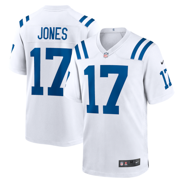 Daniel Jones Indianapolis Colts Nike Game Jersey -  White/Royal