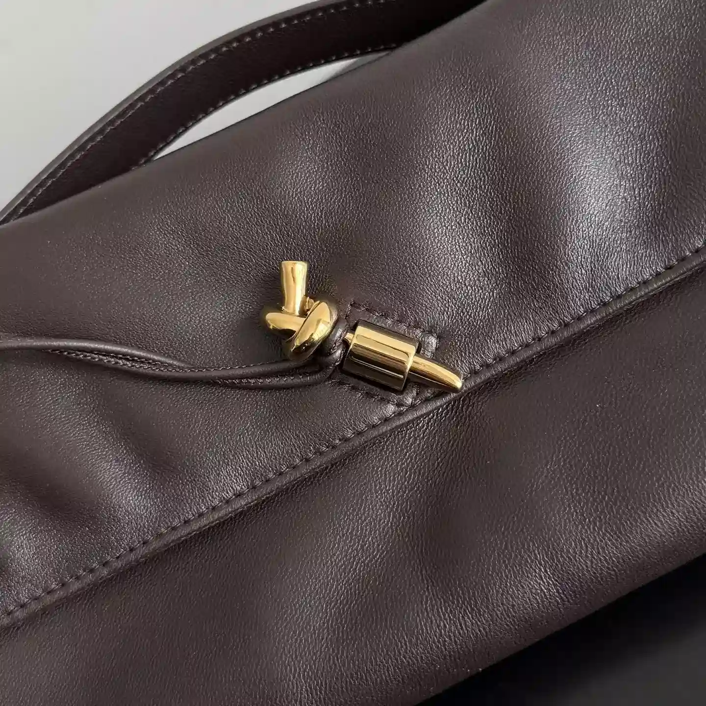 Bottega Veneta Andiamo Intrecciato Woven Leather Shoulder Bag product photo from LabelPicks