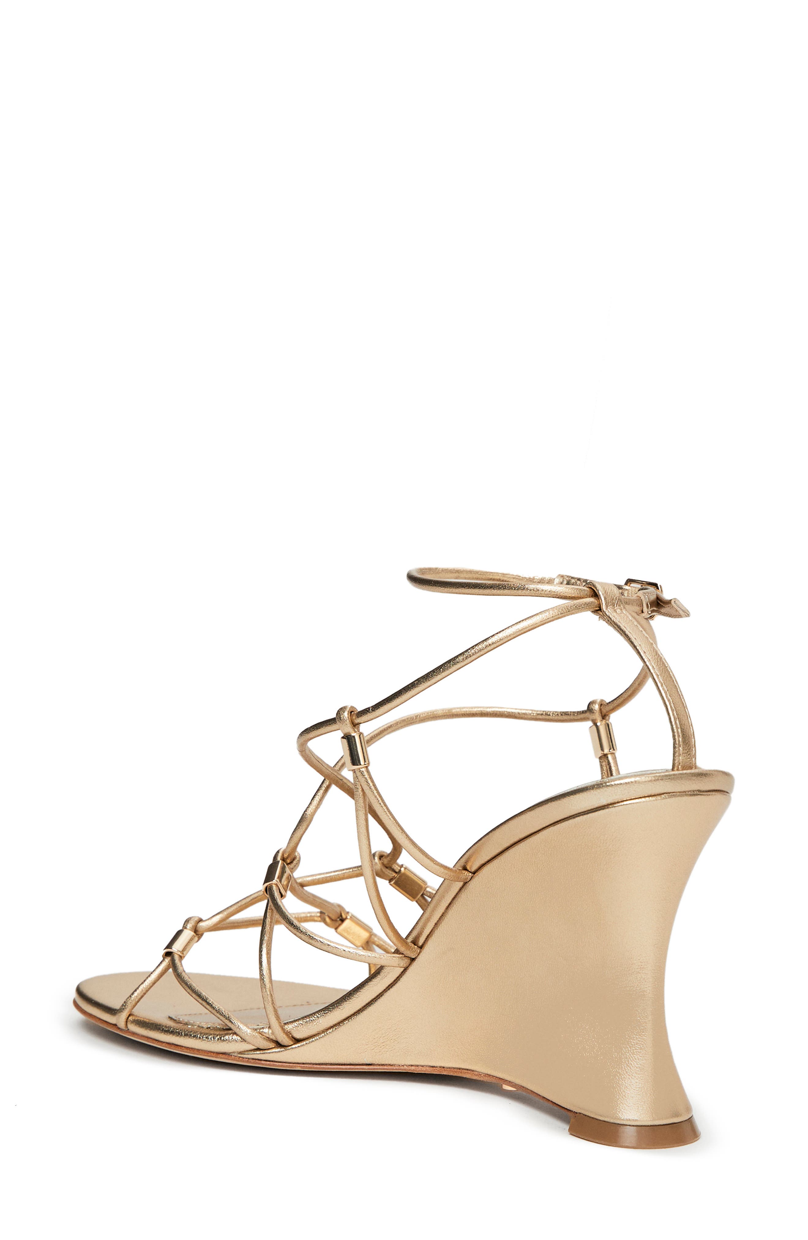 PAIGE Varya Ankle Strap Wedge Sandal