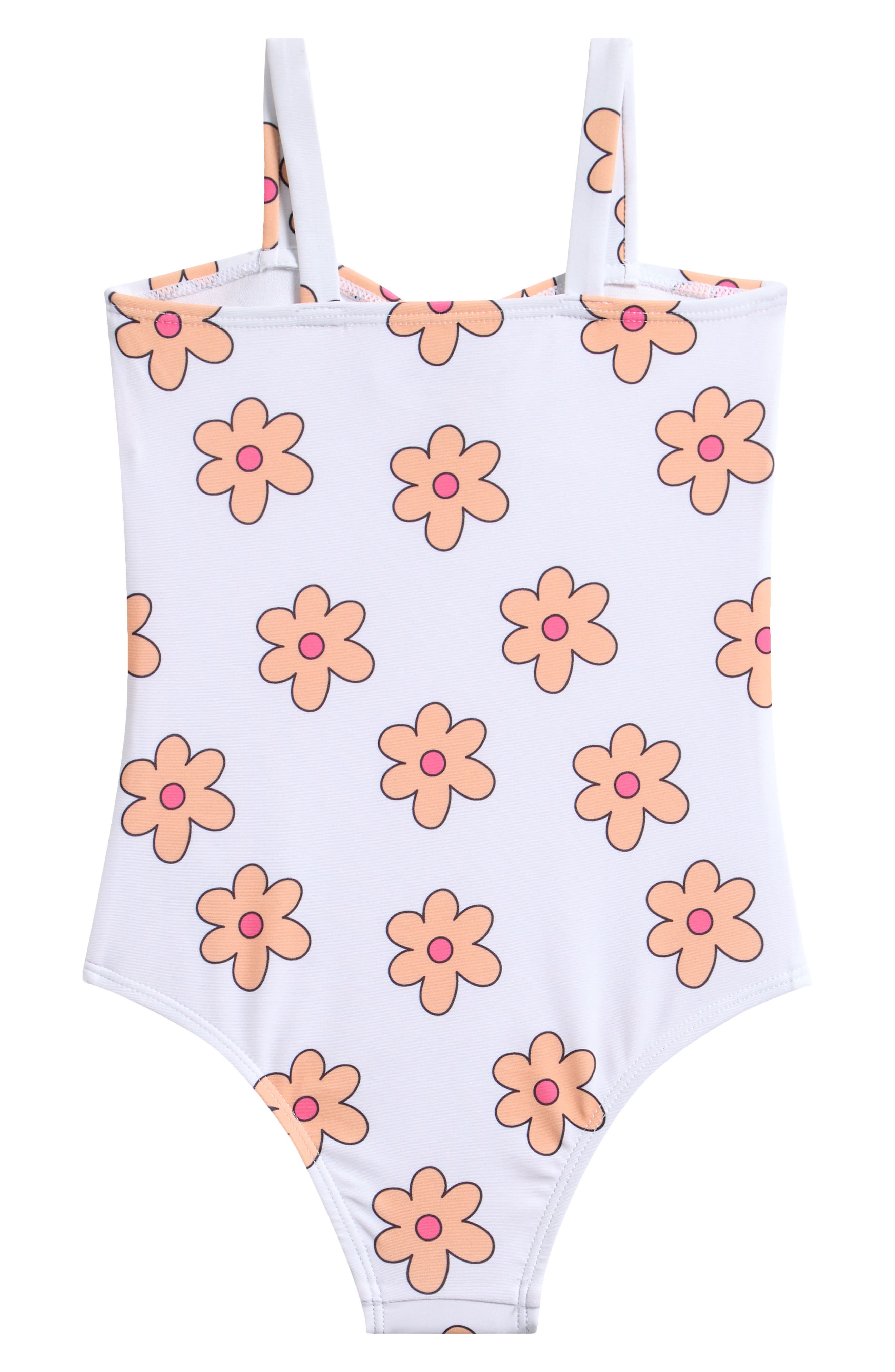 Jessica Simpson Kids' Floral One-Piece Swimsuit & Cover-Up Dress Set