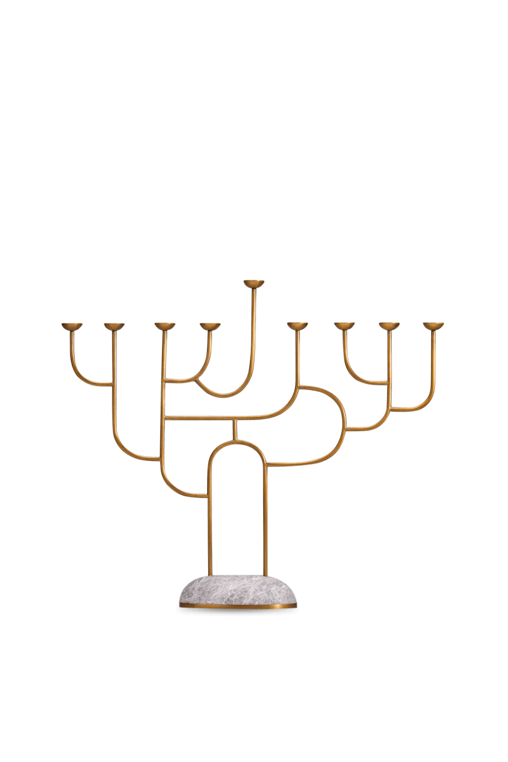 LOBJET Rova Menorah Candle Holder