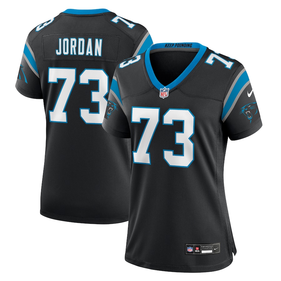 Michael Jordan Carolina Panthers Nike Women's Team Game Jersey - Black