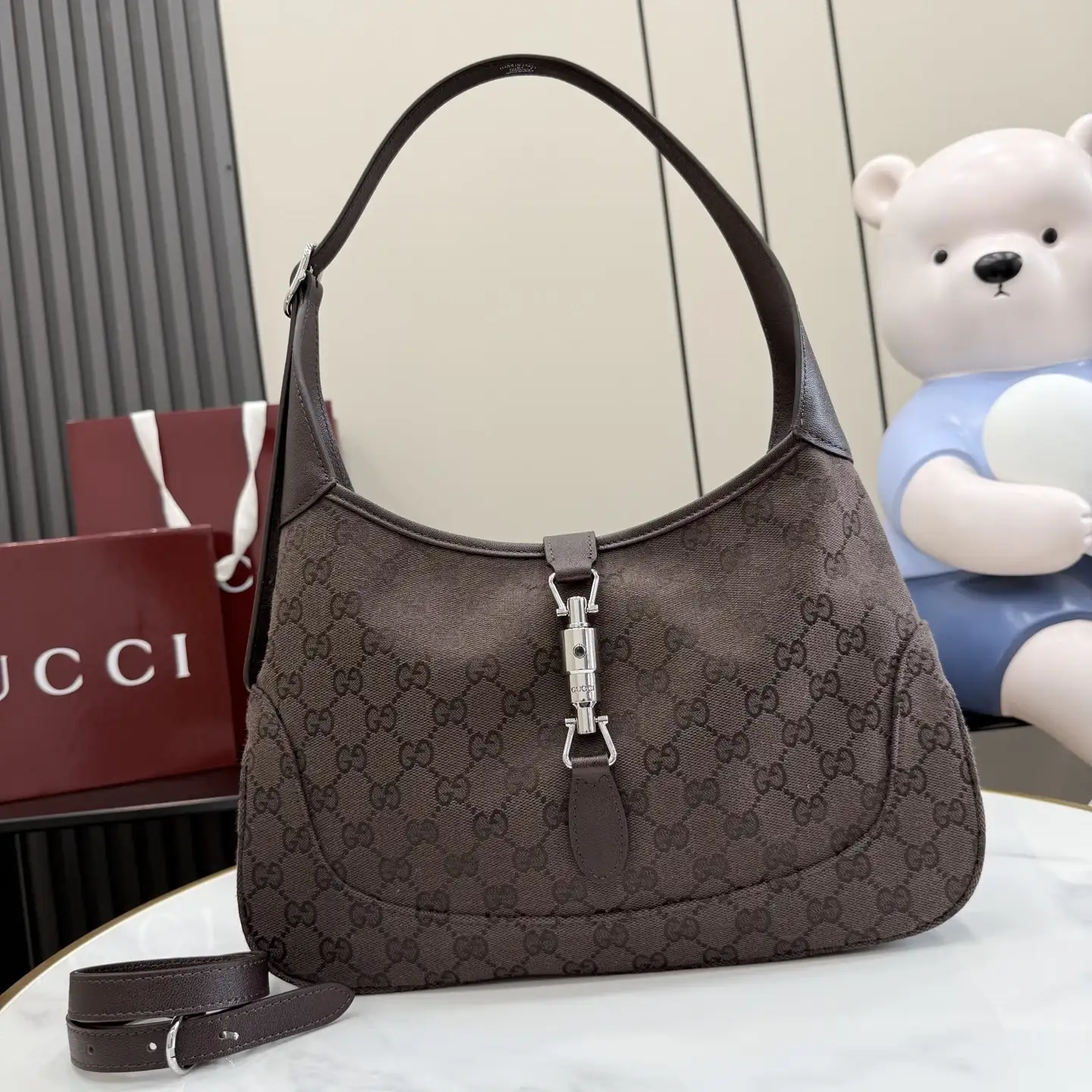 Gucci Brown Jackie Quilted Leather Shoulder Bag product photo from LabelPicks
