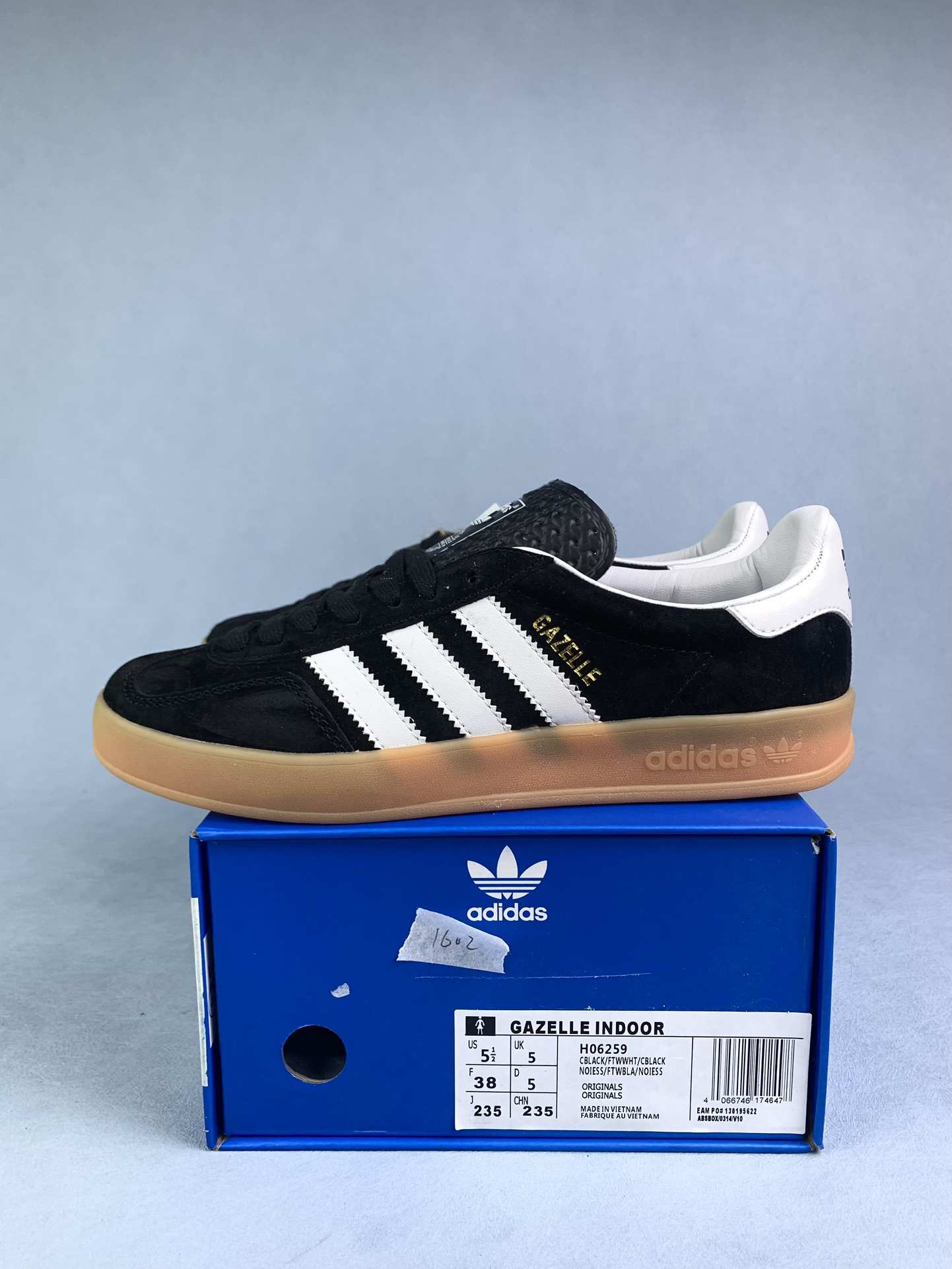 adidas Gazelle Indoor Core Black Shoes
