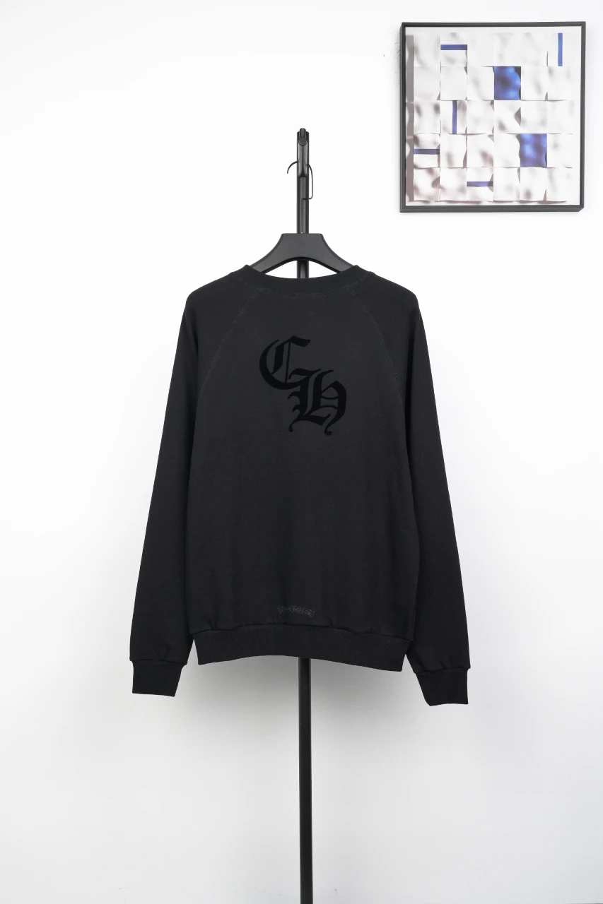 Chrome Hearts Black Flocked Cross Pullover Sweatshirt product photo from LabelPicks